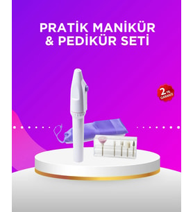 Elektrikli Manikür Ve Pedikür Matkap Seti - Ayarlanabilir Hız, Ergonomik Ve Sessiz
