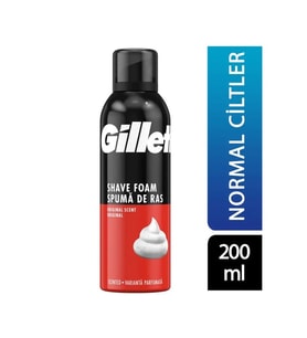 Gillette Tıraş Köpüğü 200 ml Normal