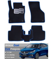 SUZUKİ BALENO (2015-2022) Uyumlu EVA Paspas Tam Set–Oto Paspas,Araca Özel,Kolay Montaj