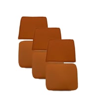 Knsz minder seti 3 lü zng&mğr&uslu trn suni deri tel bar sandalyesi oturma ve sırt minderi set