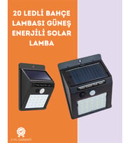 Kablosuz Solar LED Lamba Bahçe, Veranda, Merdiven Işığı, Otomatik Aç-Kapa Sensörlü