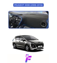 PEUGEOT 3008 (2008-2016) Uyumlu Torpido Örtüsü Yansıma Önleyici Tam Koruma Kolay Montaj J11