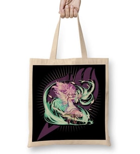 Fairy Tail Anime Manga Wendy Guild Symbol Bez Çanta Uzun Saplı