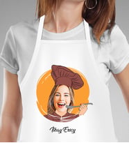 Kişiye Özel En İyi Chef- Aşçı Karikatür Mutfak Önlüğü