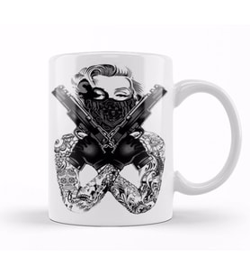 Marilyn Justiceira Kupa Bardak Porselen