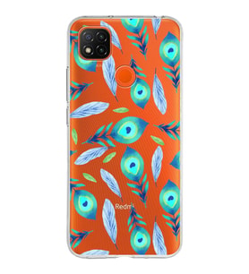 PrintiFy Xiaomi Redmi 9C ile Uyumlu 1mm Slim Fit Nazar Boncuğu 3 Baskılı Şeffaf  Kılıf