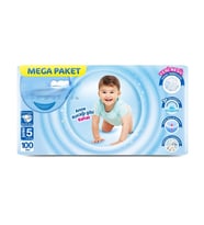 Mega Paket Bebek Bezi 5 Beden 11-18 Kg 100 Adet