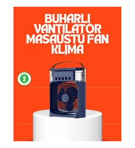 Mey İthalat® Ayarlanabilir Hız ve Yönlü Yüksek Performanslı Masaüstü Fan