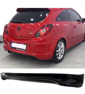 Opel Corsa D Arka Ek Plastik Siyah Difüzör 2006-2014 Arka-bodykit-ek-karlık