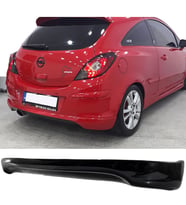Opel Corsa D Arka Ek Plastik Siyah Difüzör 2006-2014 Arka-bodykit-ek-karlık