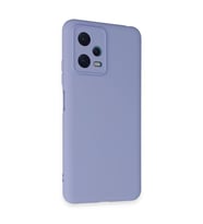 Xiaomi Redmi Note 12 5g Kılıf Nano İçi Kadife Silikon - Lila