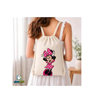 Minnie Mouse Büzgülü Keten Çanta C194