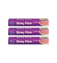 Streç Film 33 Mt Üçlü Paket