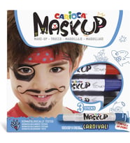 Carioca Mask Up Yüz Boyası Karnaval 3 Renk 6 Gram (Karışık)