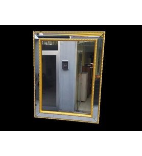 AYNA-Dresuar 18157 HAYAL MODEL Parlak Gold Renk  Kayın torna Kutuda sevk El Yapım