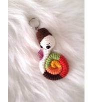 Maskot Sevimli Denizatı Amigurumi Organik Anahtarlık Oyuncak
