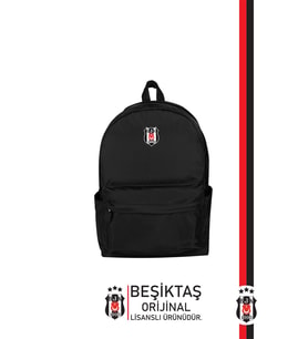 Beşiktaş Orijinal Lisanslı Spor Sırt Çantası Bjk Siyah Çanta