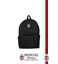 Beşiktaş Orijinal Lisanslı Spor Sırt Çantası Bjk Siyah Çanta