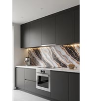 Alternatif Kaplama UV PVC Mermer Panel Pure Gold 1 Adet 60x120cm Ev Ofis Otel Duvar Kaplama Paneli (Çok Renkli)