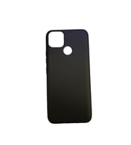 Realme C25 ile Uyumlu Cappy Silikon Kılıf Siyah