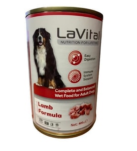 Lavital Püre Lamb Kuzu Etli Köpek Konservesi 400 Gr