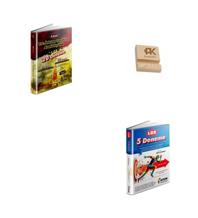 Aydın LGS 8. Sınıf 20li İnkılap Deneme ve 5li Tüm Dersler Deneme + Telefon Standı