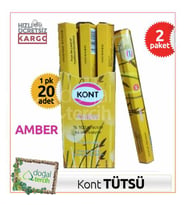 Kont Tütsü Amber Kokusu 20 Çubuk x 2 Paket