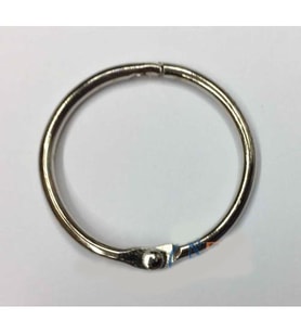 Kilitli Yuvarlak Halka, 2,5cm - 100 Adet