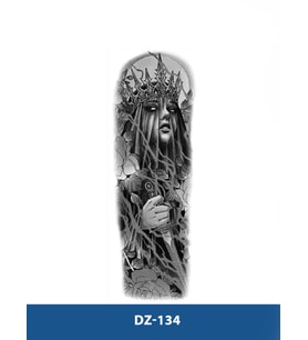 DZ-134 KRALİÇE KADIN DESEN GEÇİCİ KOL DÖVMESİ-TATTO