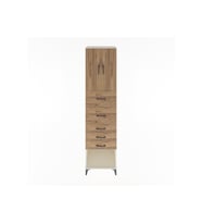 Hyperion Dolap 2 Raflı 5 Çekmeceli 2 Kapaklı 60x44x243 Aytaşı-Çam