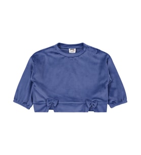 Civil Baby Fiyonklu 6-18 Ay Sweatshirt - Mavi (İndigo)