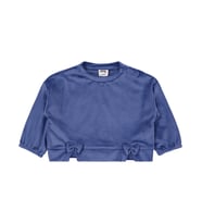Civil Baby Fiyonklu 6-18 Ay Sweatshirt - Mavi (İndigo)