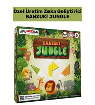 Premium Dikkat Hafıza Mantıksal Düşünme Problem Çözme Becerisi Geliştirici Eğlenceli BANZUKİ JUNGLE