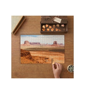 Utah Monument Vadisi Kumtaşları- Manzara Tasarımı 240 parça Ahşap Puzzle Ahşap Kutuda MP03372