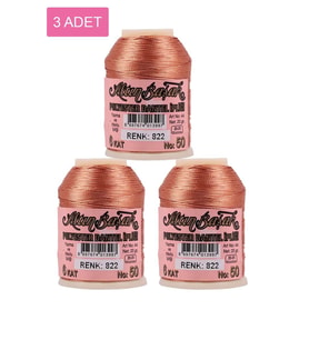 Northcity 3 Adet Altınbaşak Oya ve Dantel İpi 20 gr - Royaleks - No: 822