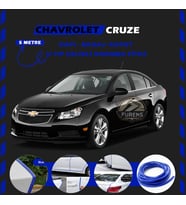 Chevrolet Oto Araç Kapı Koruma Fitili 5metre Parlak Mavi Renk