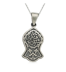 Kadem İ Şerif Tatsız 925 Ayar Gümüş Kolye