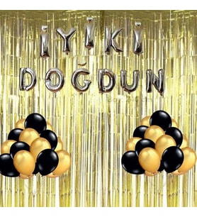 Yetişkin Doğum Günü Süsleme Seti-