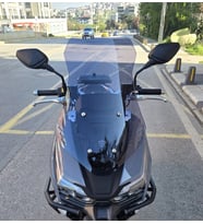 MOTOCAM RKS Freccia Ön Cam 2022-2026 Model 55cm Füme Renkli 4mm KISA