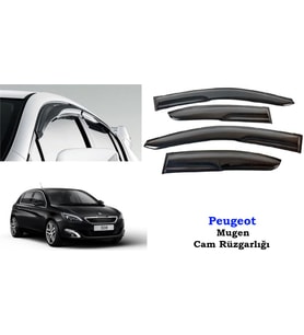 Peugeot 308 Mugen Cam Kenar Rüzgarlığı 2007-2013 Arası