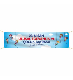 23 Nisan Pankartı -5
