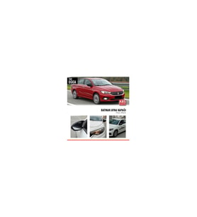 Fiat Egea Uyumlu Parlak Siyah Batman Ayna Kapağı