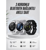 Akıllı Saat Amoled Ekran Bluetooth Bağlantılı Sesli Görüşme Nabız Ölçer