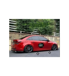 CHEVROLET CRUZE GT MARŞPİYEL SAĞ SOL TAKIM FİBERGLASS BOYASIZ