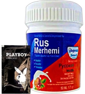 Süper Playboy Rus Merhemi 50 Ml Tüy Dökücü + Yanında Jel