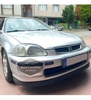 Honda Civic İES EK 1996-2000 Uyumlu Astra H lip Esnek Ön Lip 2 Parça Tampon Altı Dil Karlık Ön Ek