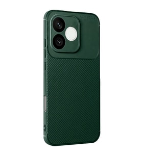 Huawei Honor 600 Lite Auto Focus Karbon Kapak - Koyu Yeşil
