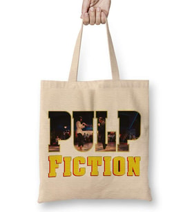 Pulp Fiction Quentin Tarantino Bez Çanta Uzun Saplı