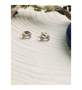 GOLD RENK KURDELE MODEL MİNİMAL ÇELİK KÜPE 316L3792