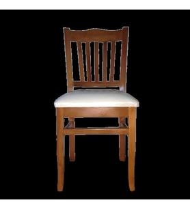 Sandalye 13926 ÇITALI Kayın MODEL RETRO parlak Beyaz örgü döşeme kumaş El Yapım